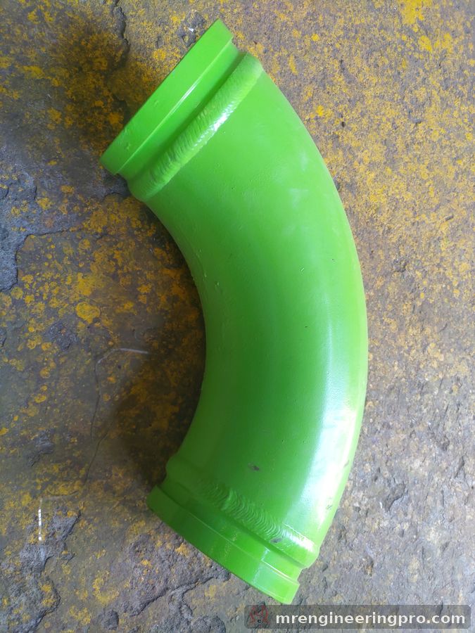 DN125 90 degree twin-layer bend for concrete pump delivery line