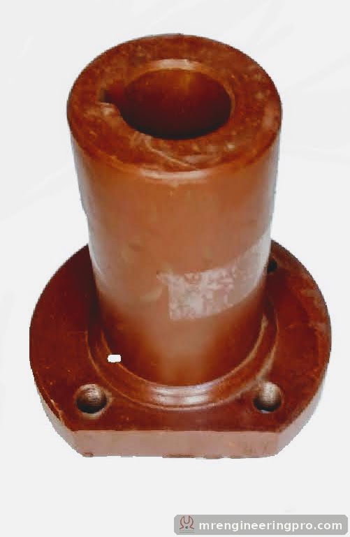 Splined flange shaft for Schwing SP1800 concrete pump