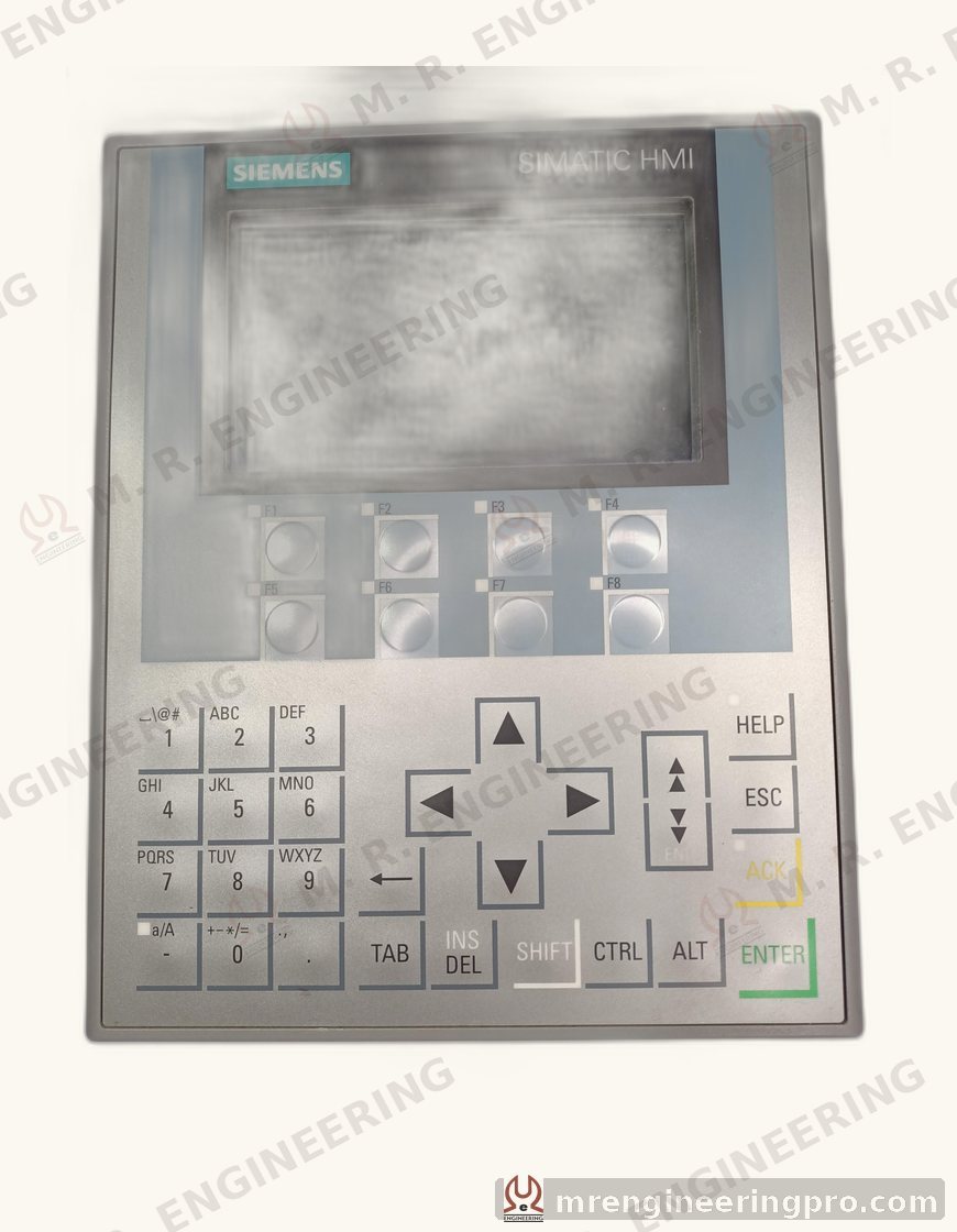 Siemens SIMATIC HMI display panel for batching plant control