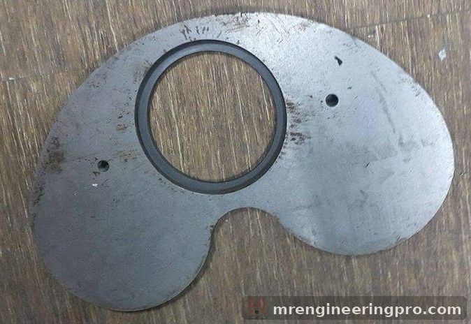 Housing lining wear plate for Schwing SP1400 concrete pump