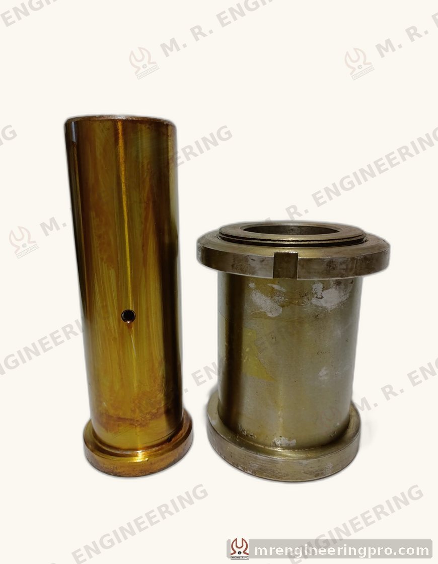 Pin and nut assembly for transit mixer