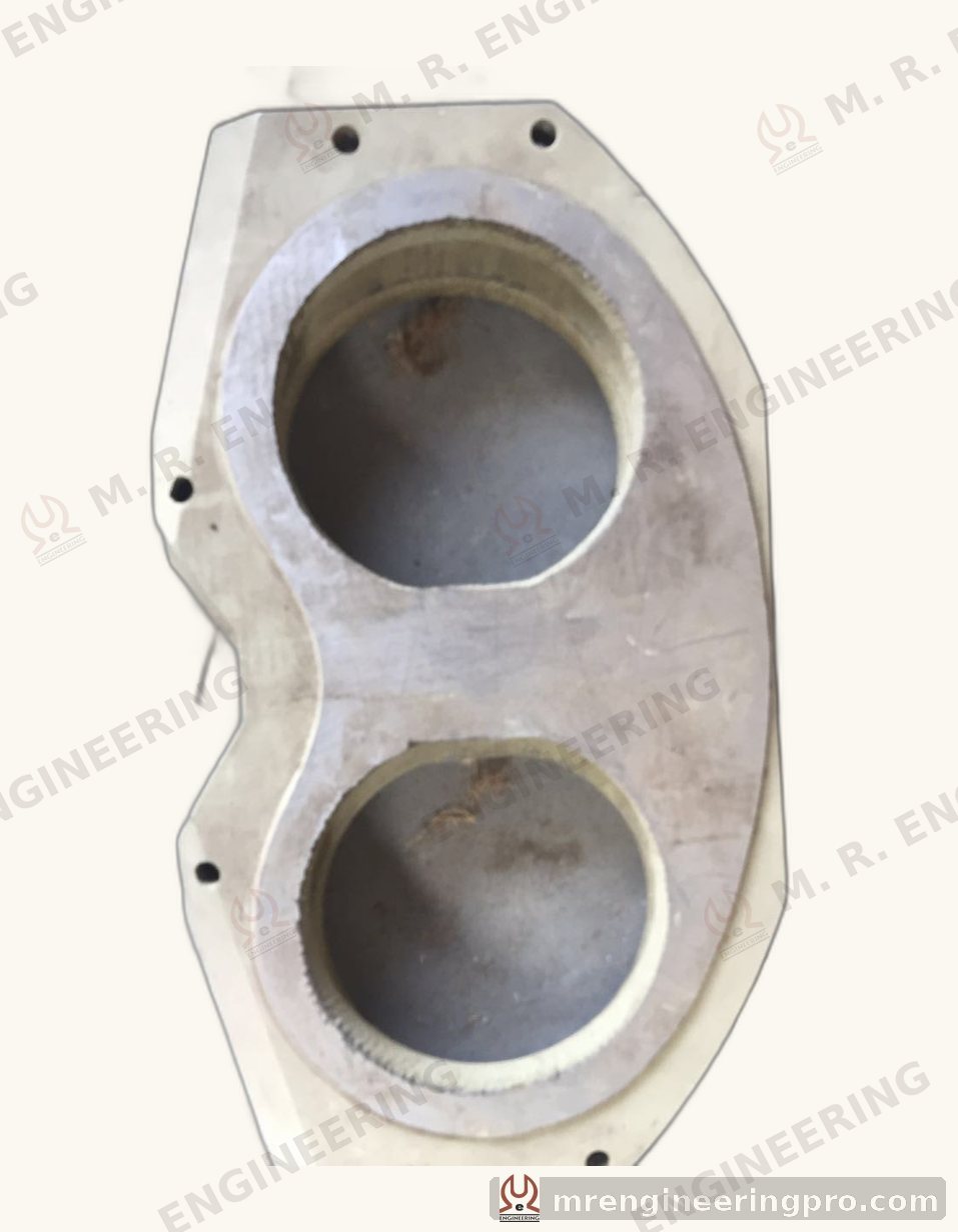 Spectacle wear plate Duro for Putzmeister concrete pump